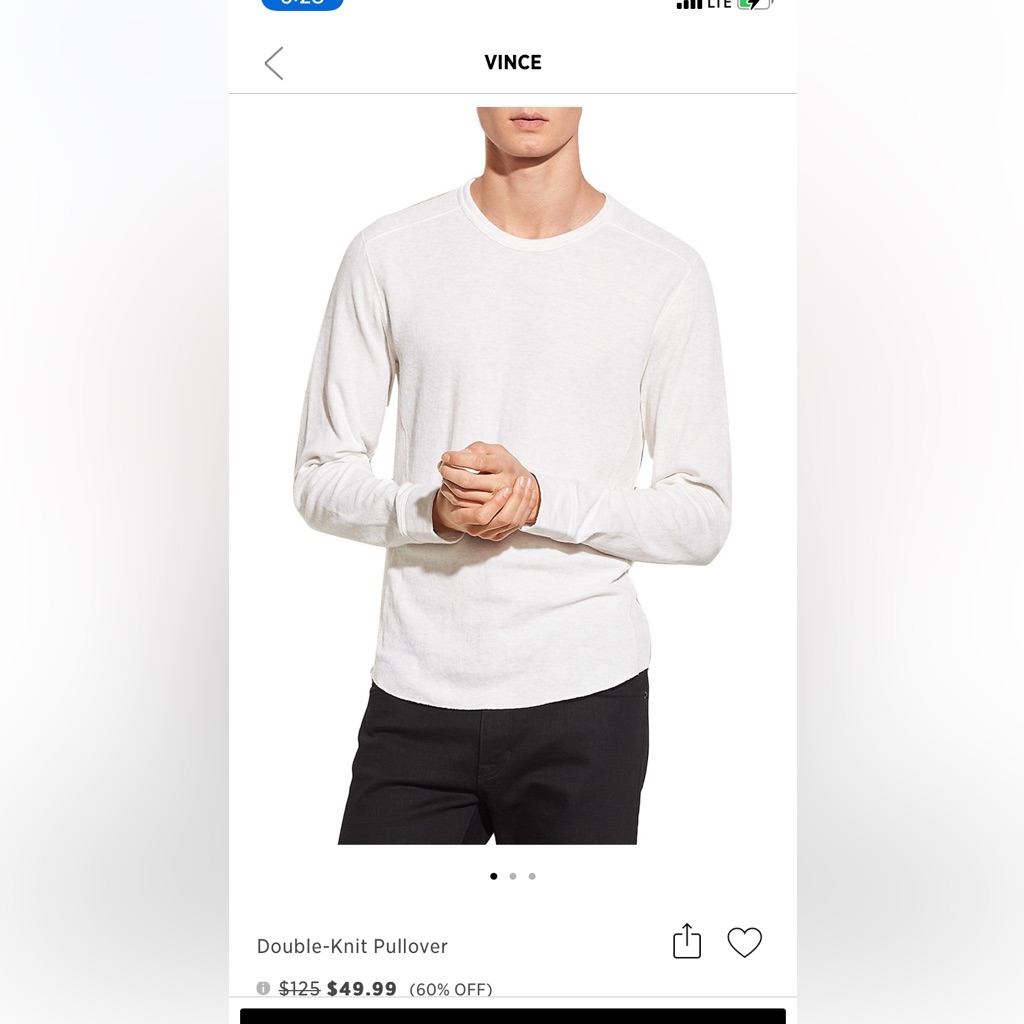 Vince Pullover Top Nwt